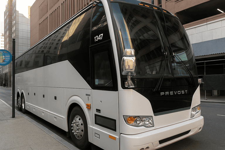 a Cambridge Coach Bus Service coach bus
