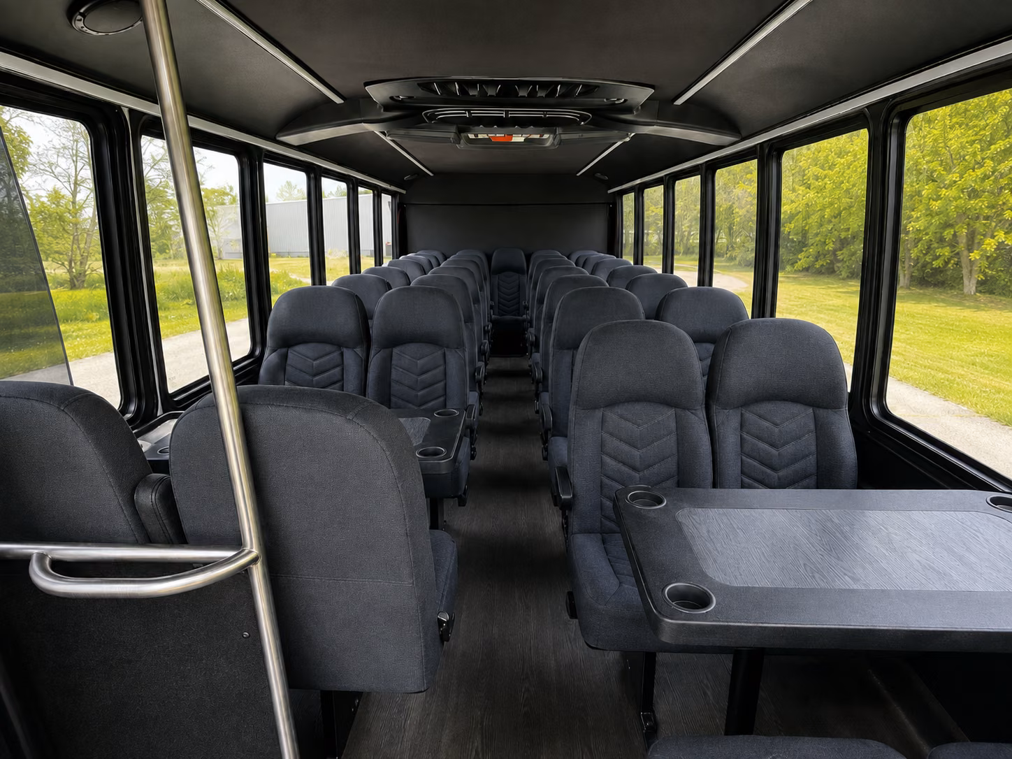 cambridge 20 passenger minibus interior