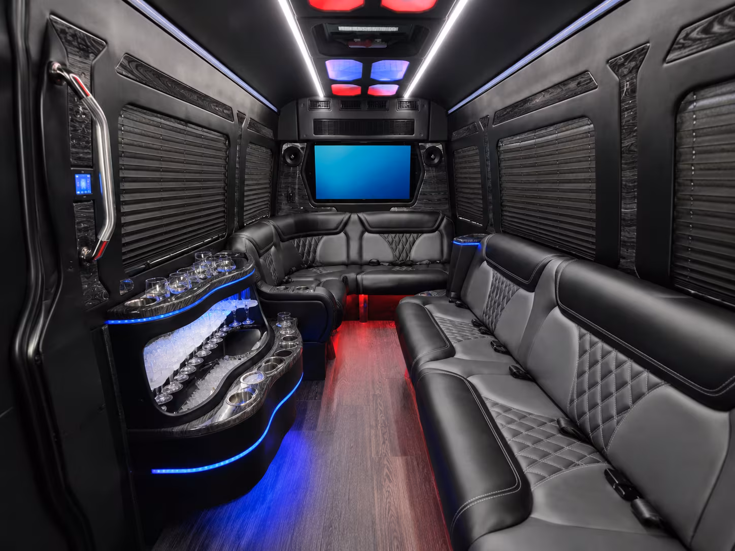 cambridge sprinter limousine interior