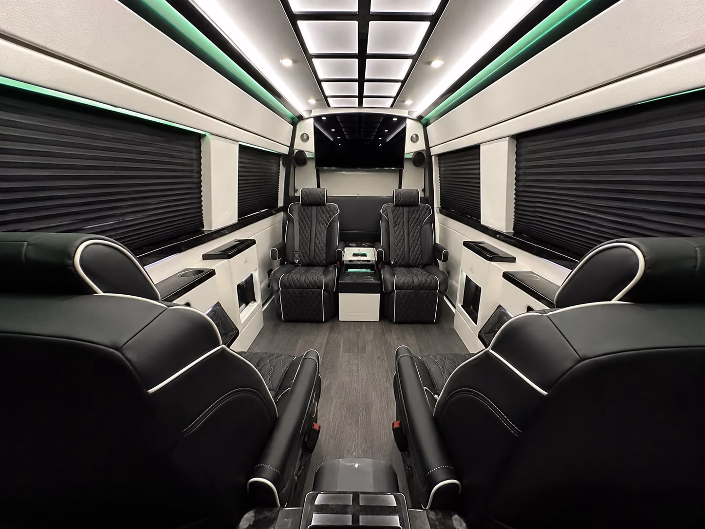 cambridge sprinter van with driver inside